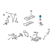 OEM Chevrolet Captiva Sport Oil Filter O-Ring Diagram - 12580255