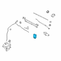 OEM Lincoln MKZ Wiper Control Module Diagram - 9E5Z-14B205-B