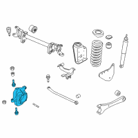 OEM 2013 Ford F-350 Super Duty Knuckle Diagram - DC3Z-3130-A