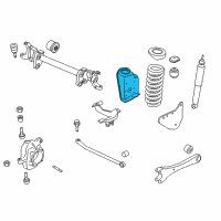 OEM Ford Upper Bracket Diagram - BC3Z-5A306-B