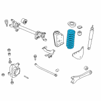 OEM Ford Coil Spring Diagram - 5C3Z-5310-GA