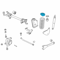 OEM 2015 Ford F-350 Super Duty Upper Spring Insulator Diagram - 5C3Z-5415-AA