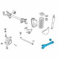 OEM 2010 Ford F-250 Super Duty Radius Arm Diagram - GC3Z-3A360-B