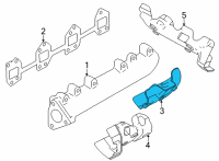 OEM 2017 GMC Sierra 2500 HD Heat Shield Diagram - 12680295