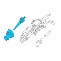 OEM 2011 Cadillac CTS Intermed Shaft Diagram - 22791583