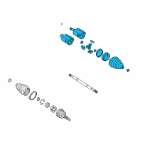 OEM 1999 Oldsmobile Aurora CV Joints Diagram - 26063189