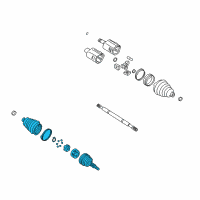 OEM 2004 Cadillac DeVille CV Joints Diagram - 26075596