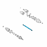 OEM 1999 Oldsmobile Aurora Driveshaft Diagram - 26054281