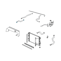 OEM 2005 Saturn Vue Inlet Hose Clamp Diagram - 11516223