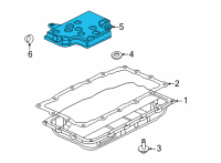 OEM 2019 Chevrolet Silverado 1500 FILTER KIT, A/TRNS FLUID (W/SEAL) Diagram - 24294355