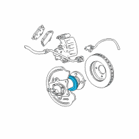 OEM Ford Rear Sensor Ring Diagram - 5R3Z-2C189-AA