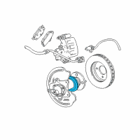 OEM 2007 Ford Mustang Rear Sensor Ring Diagram - 5R3Z-2C189-AA