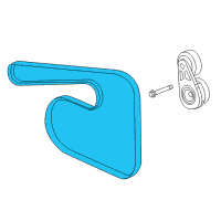 OEM 2018 Chevrolet Equinox Serpentine Belt Diagram - 12654472