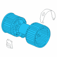 OEM 2000 BMW Z8 Blower Unit Diagram - 64-11-6-908-475