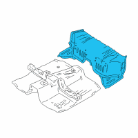 OEM 2002 Chevrolet Tracker Panel Asm, Center Floor (On Esn) Diagram - 30027283