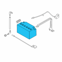 OEM BMW 550i GT Batteries Diagram - 61217586977