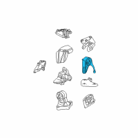 OEM 2006 Chrysler Sebring Support-Engine Support Diagram - 4593337AB