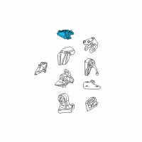 OEM 2006 Dodge Stratus Support-Engine Mount Diagram - 4573773AB