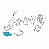 OEM 2008 BMW X5 Seat Upholstery Diagram - 52-10-7-156-999