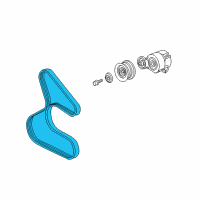 OEM 2002 Honda S2000 Belt, Compressor Diagram - 38920-PCX-024