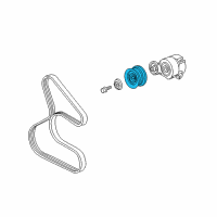 OEM 2002 Honda S2000 Pulley, Idler Diagram - 31180-PCX-003