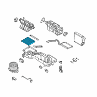 OEM 2020 Ford Ranger Cabin Air Filter Diagram - KB3Z-19N619-A