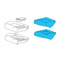 OEM Chevrolet Spark Cushion Assembly Diagram - 95920387