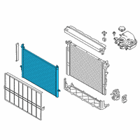 OEM 2017 BMW M760i xDrive Radiator Diagram - 17-11-8-484-639