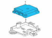 OEM Cadillac CT4 Module Diagram - 84969984