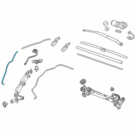 OEM Honda CR-V Tube 4X7X790 Diagram - 76827-T1W-A01