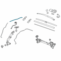 OEM 2015 Honda CR-V Tube 4X7X380 Diagram - 76814-T0G-A01