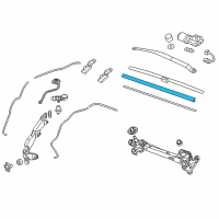 OEM 2016 Acura RDX Rubber, Blade (400Mm) Diagram - 76632-STK-A02