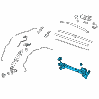 OEM 2015 Honda CR-V Link Comp, FR Wipe Diagram - 76530-T0A-A01