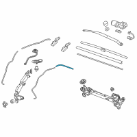 OEM 2016 Honda CR-V Tube 4X7X420 Diagram - 76868-T0G-A01