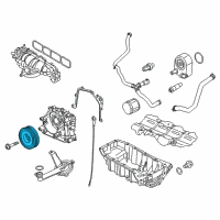 OEM Ford Fiesta Pulley Diagram - BM5Z-6312-B