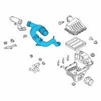 OEM 2017 Ford Expedition Air Tube Diagram - FL1Z-9C623-A