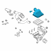 OEM Lincoln Upper Cover Diagram - FL1Z-9661-A