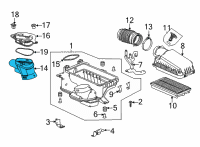 OEM Acura TLX TUBE, AIR IN. Diagram - 17252-6S8-A00