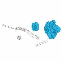 OEM 2003 Kia Optima Reman Alternator Diagram - 3730038400RU