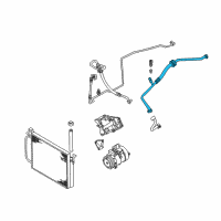 OEM BMW Suction Pipe Evaporator-Compressor Diagram - 64-50-6-920-966