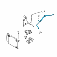 OEM 2002 BMW X5 Suction Pipe Evaporator-Compressor Diagram - 64-50-6-920-966