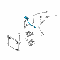 OEM BMW X5 Pressure Hose, Compressor-Condenser Diagram - 64-53-8-377-081