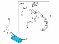 OEM Hyundai Genesis Warmer-A.T.F Diagram - 25620-B1600