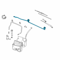 OEM 2000 Toyota Land Cruiser Link Assembly Diagram - 85150-60240