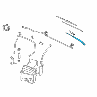 OEM 2002 Toyota Land Cruiser Wiper Arm Diagram - 85211-60200