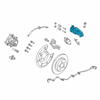 OEM Ford C-Max Caliper Diagram - 8M5Z-2552-L