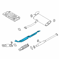 OEM Hyundai Tucson Protector-Heat Front, RH Diagram - 28792-2S200