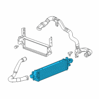 OEM Buick Encore Intercooler Diagram - 95406939