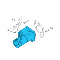 OEM 2006 Nissan Pathfinder Motor Assembly-Starter REMAN Diagram - 2330M-EA20ARW