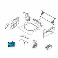 OEM 2011 Ford Focus Jack Assembly Diagram - 8S4Z-17080-A